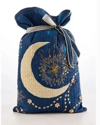 Free People NWOT perfect present gift bag blue celestial large - Image 1 of 4