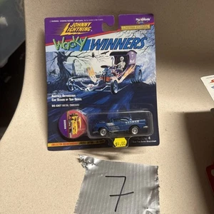 Johnny Lightning Wacky Winners Dark Blue Badman Chevy - Picture 1 of 11