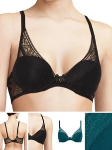 Chantelle Alto Bra Plunge T-Shirt Underwired Lightly Padded Bras Sexy Lingerie - Picture 1 of 9