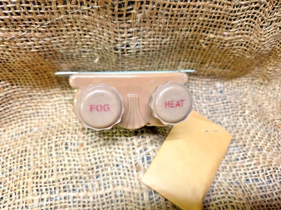 NOS Vintage Original Ark-Les Accessory GANG Switch FOG Light HEAT GM Chevy Ford - Image 1 of 4