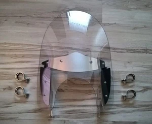 Kawasaki Vulcan VN 800 Classic, Custom PREMIUM WINDSCREEN WINDSHIELD - Foto 1 di 16