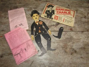 Vintage The Amazing Dancing Charlie Complete With Instructions & Packaging 1930s - Picture 1 of 6