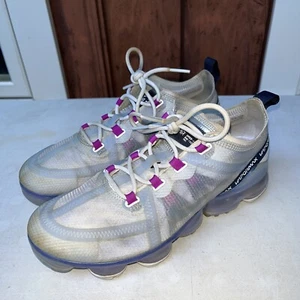 Nike Air Vapormax Running Trainers Women Shoes AR6632-023 Football Grey Size 7.5 - Picture 1 of 12