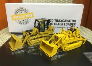 Evolution Cat 977D Traxcavator + 963K Track Loader 1:50 Diecast Masters DM85559 - Picture 1 of 9