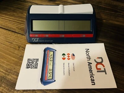 Reloj de Ajedrez Profesional DGT Norteamericano Retraso Multiperíodo Foto 1 de 3