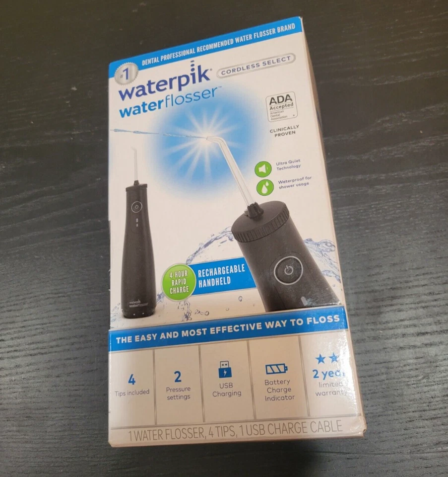 Waterpik Cordless Select Water Flosser Black
