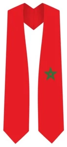 Estola de graduación de Marruecos - Faja de bandera de Marruecos - Imagen 1 de 1