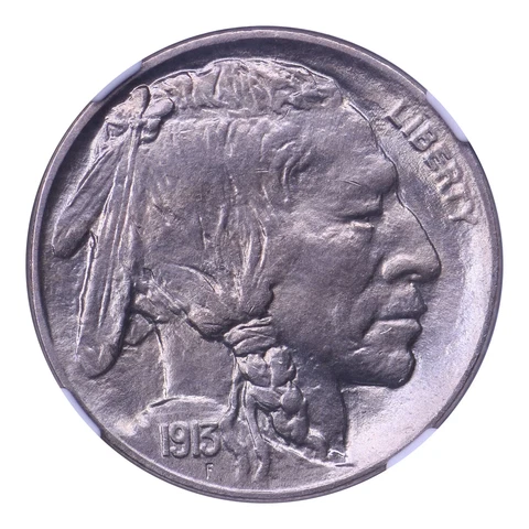 1913-D Buffalo Nickel Type 1 NGC MS67 Cover