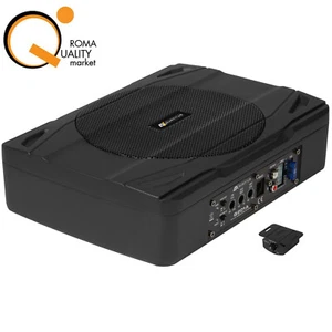 ESX Q 201 A Subwoofer 8" amplificato classe A/B sub sotto sedile 100 W RMS - Foto 1 di 5