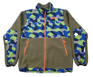 The North Face Boys Denali Fleece Jacket Camo Size XL (18-20) Green - Picture 1 of 17