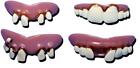 1 PACKAGE OF 4PACK GOOFY TOOFERS funny novelty adult replacement teeth costume
