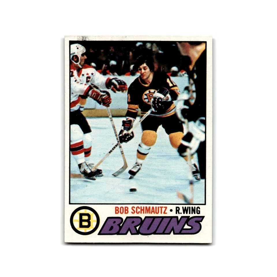 1977 Topps Bobby Schmautz Boston Bruins #59 - Image 1 of 3