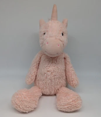 Manhattan Toy Company розовый плюшевый единорог шениль 15 дюймов мягкие жесткие глаза 2016 - Изображение 1 из 4