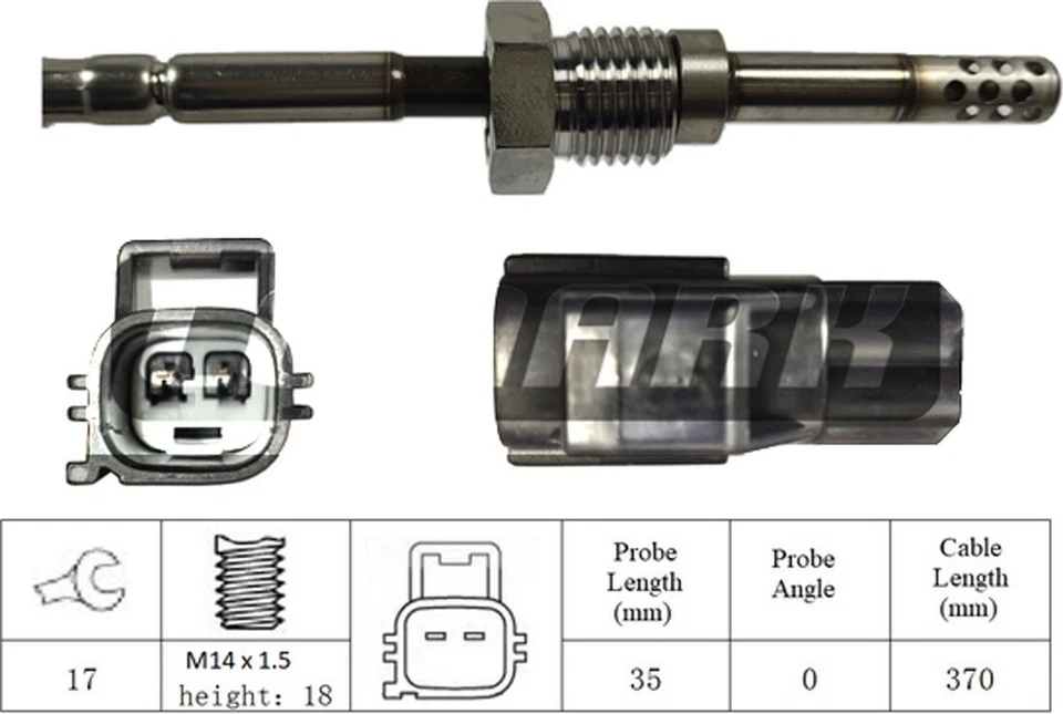 Adatto per Volvo XC70 Cross Country 2.4 D Mity Sensore Temperatura Gas Scarico #4 - Immagine 1 di 1