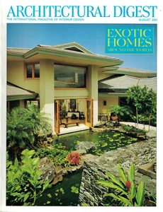Architectural Digest August 2001 Exotic Homes Around the World - Imagen 1 de 1