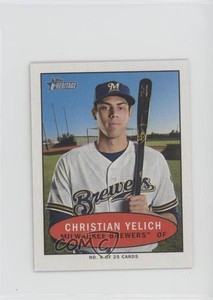 2020 Topps Heritage 1971 Bazooka Numbered Test Christian Yelich #6