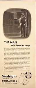 Sealright Sanitär Papier Behälter Fulton NY Vintage Print Ad 1942 - Bild 1 von 6