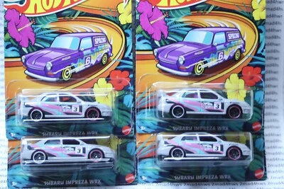 Lote de 4 Hot Wheels 2024 grises 2004 Subaru Impreza WRC WRX Spring 4/5 ENVÍO GRATUITO Foto 1 de 4