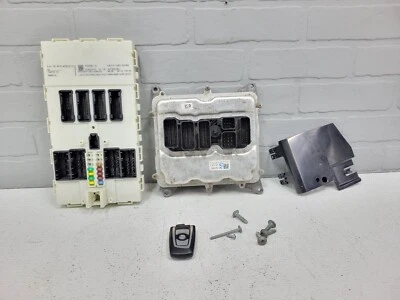 2013 BMW 328iX F30 N26 120K Turbo Engine ECM BCM DME BCU Body Key Fob Set OEM - Image 1 of 4