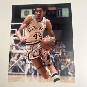 GEORGE GERVIN SAN ANTONIO SPURS LEGEND SIGNED AUTOGRAPHED 8x10 PHOTO B - Bild 1 von 3