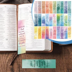30 Pack Bible Verse Book Marks Inspirational Book Page Clip Markers - Picture 1 of 9