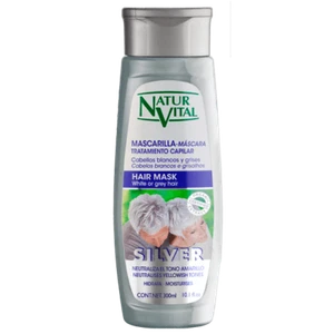 Natur Vital Silver Mask for White/Gray Hair 300 ml. ( NO PARABENS, SULFATES) - Picture 1 of 1