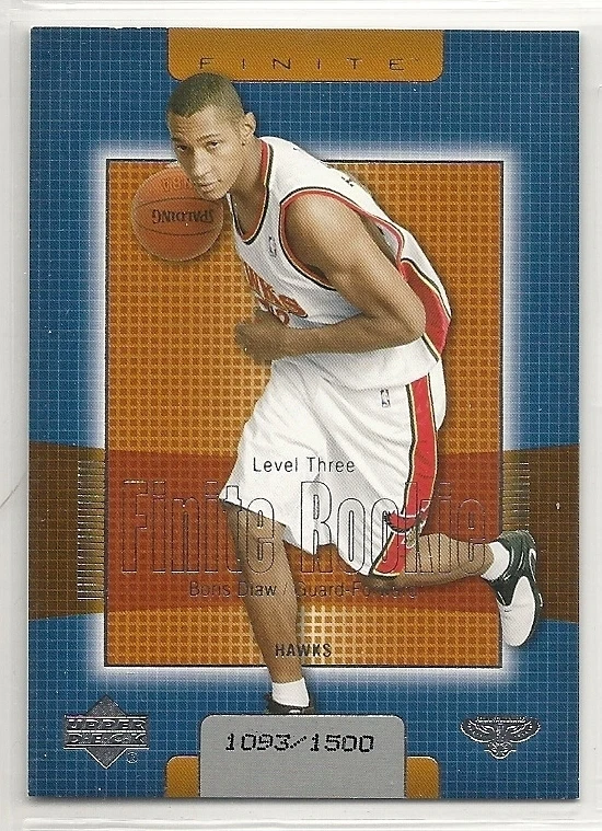 2003-04 Upper Deck Finite - #223 - Boris Diaw - Atlanta Hawks - #/1500 - Image 1 of 1