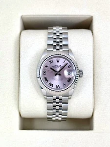 NEW 2025 Rolex Lady Datejust 28mm 279174 Stainless Steel Jubilee Pink Dial - Picture 1 of 10