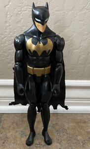 DC Comics Mattel 12" Batman Posable Action Figure Superhero Toy 2016 Black Gold