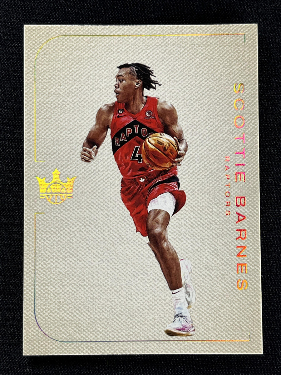 2022-23 Panini Court Kings Scottie Barnes #11 Blank Slate Raptors Case Hit SSP
