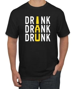 Getränk Trunken Trunken Bierflasche Trinken Männer Grafik T-Shirt - Bild 1 von 6