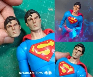 1/10 Superman Christopher Reeve head for mcfarlane toys shipped within 7 Day - Picture 1 of 9