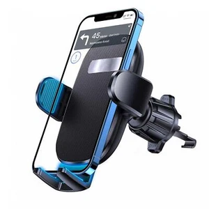 CAR MOUNT AIR VENT PHONE HOLDER SWIVEL CRADLE STRONG GRIP AC LOUVER for PHONES - Picture 1 of 6