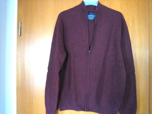Herren Strickjacke CANDA C&A, Gr. L, weinrot, 100 % Baumwolle, sehr gut! - Bild 1 von 7