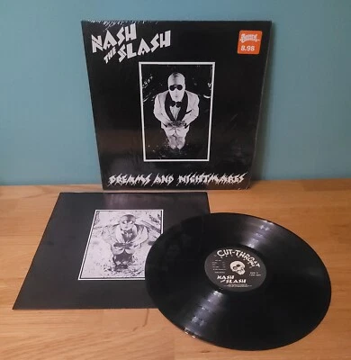 Nash The Slash Dreams And Nightmares 1979 Cut Throat Records Still In Shrink LP - Image 1 of 4