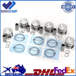 6x Pistons Rings Kit Φ83.01mm For VW Touareg Audi A4 A5 A6 A7 A8 Q5 Q7 3.0 TDI - Picture 1 of 8