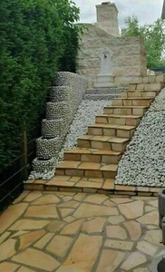 Polygonalplatten Naturstein Wandplatte und Bodenplatte 30m² 8-12mm - Bild 1 von 12