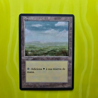 PLAINS | BLACK BORDER | FOURTH EDITION | PORTUGUESE | 1995 | MTG | LP | C566 - Image 1 of 3