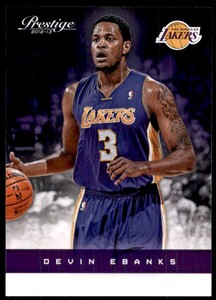 2012-13 Panini Prestige Devin Ebanks Los Angeles Lakers #42