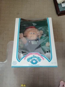 CABBAGE PATCH 1985 NIÑOS NIÑO MUÑECA PELO RUBIO IOB - Imagen 1 de 1