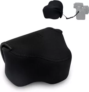 Camera Pouch Case Bag Cover for Canon EOS R7 R10 + RF-S 18-45mm F4.5-6.3 Lens - Picture 1 of 12
