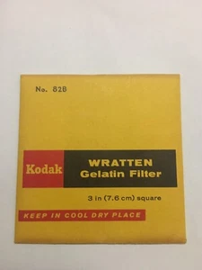 Kodak Wratten 82B Gelatin 3” Square Filter NEW - Picture 1 of 2