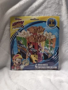 Disney Mickey Mouse Clubhouse Snack Party Boxes 4 Count - Picture 1 of 4