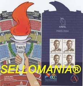 2024 CARNE ECC PROMOCION FILATELIA VALLADOLID OLIMPIADAS 5772CP ** MNH TC24333 - Imagen 1 de 1