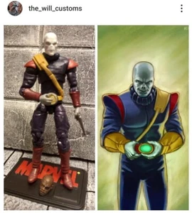 1:18 3.75 custom action figure Chamaleon Spiderman Enemy Marvel Universe Scale - Picture 1 of 6