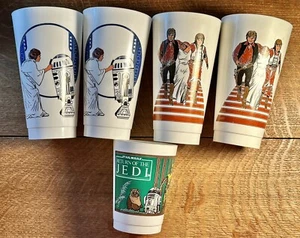 Vintage Star Wars 1977 Coca-Cola Plastikbecher 5 Koolee Limited Edition - Bild 1 von 6