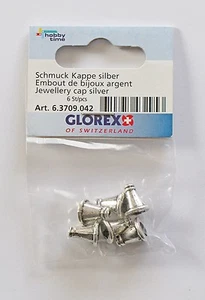 hobby time berretto gioielli colore argento 6 pezzi/confezione fai da te/catene fai da te - Foto 1 di 1