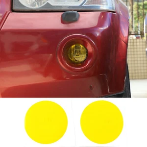 Yellow Front Fog Lamp Film Sticker Vinyl For Land Rover Freelander 2 2007-2015 - Picture 1 of 13