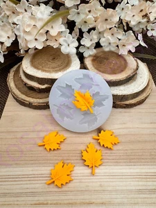 Ahornblätter Handarbeit Silikonform zum Basteln - Bild 1 von 9