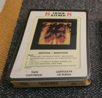 Santana Marathon original 1979 canadian sealed 8 track unplayed Carlos Santana - Image 1 of 2